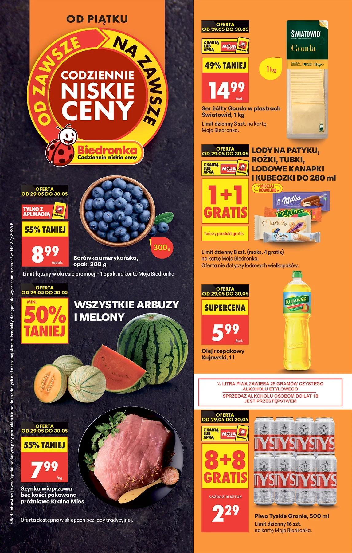 Gazetka promocyjna Biedronka str. 1