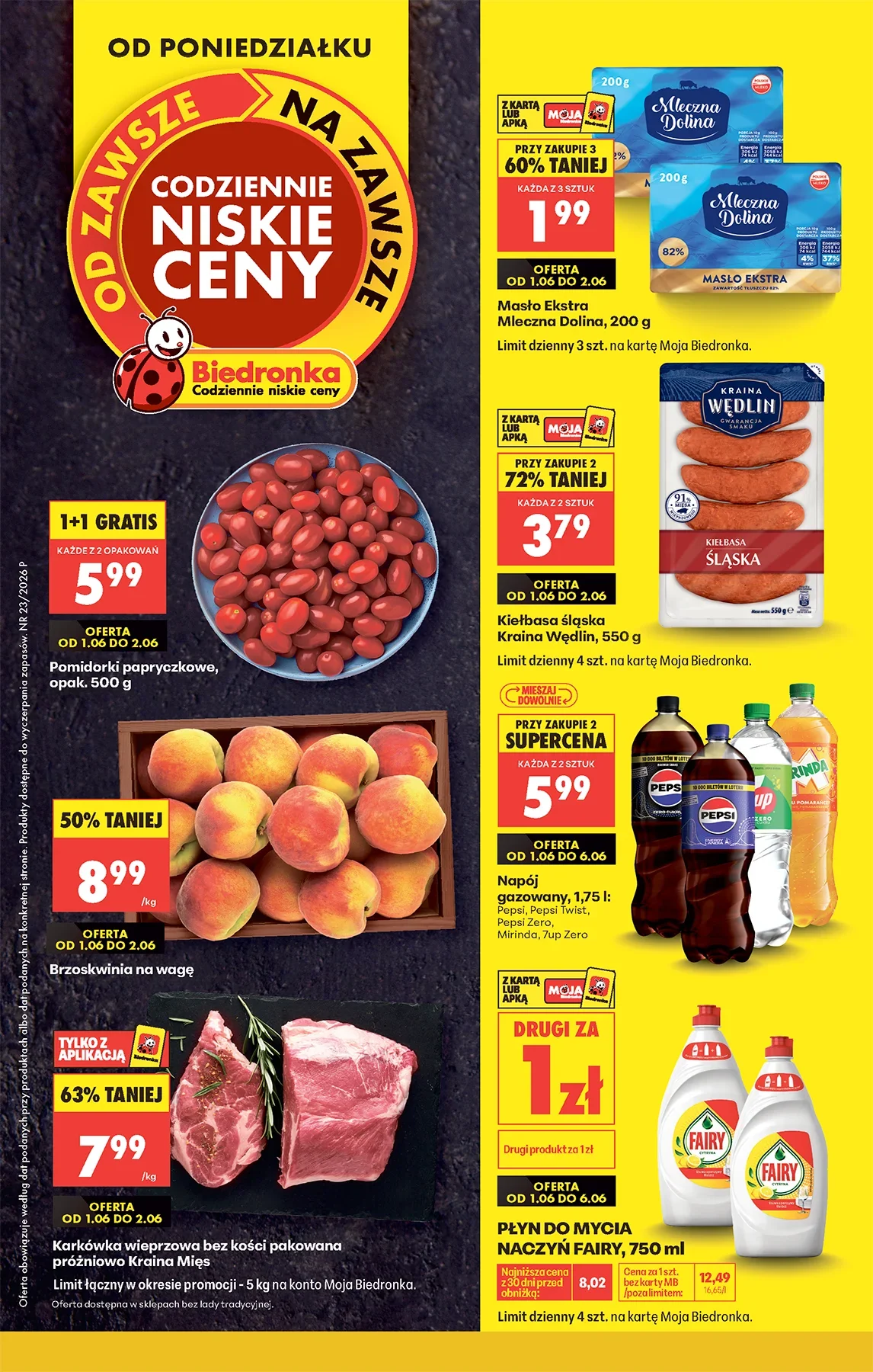 Gazetka promocyjna Biedronka str. 1
