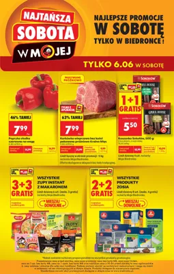 Biedronka w sobotę