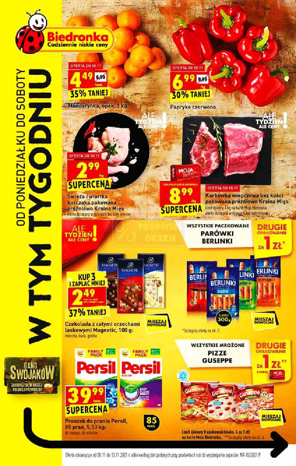 Gazetka promocyjna Biedronka str. 1