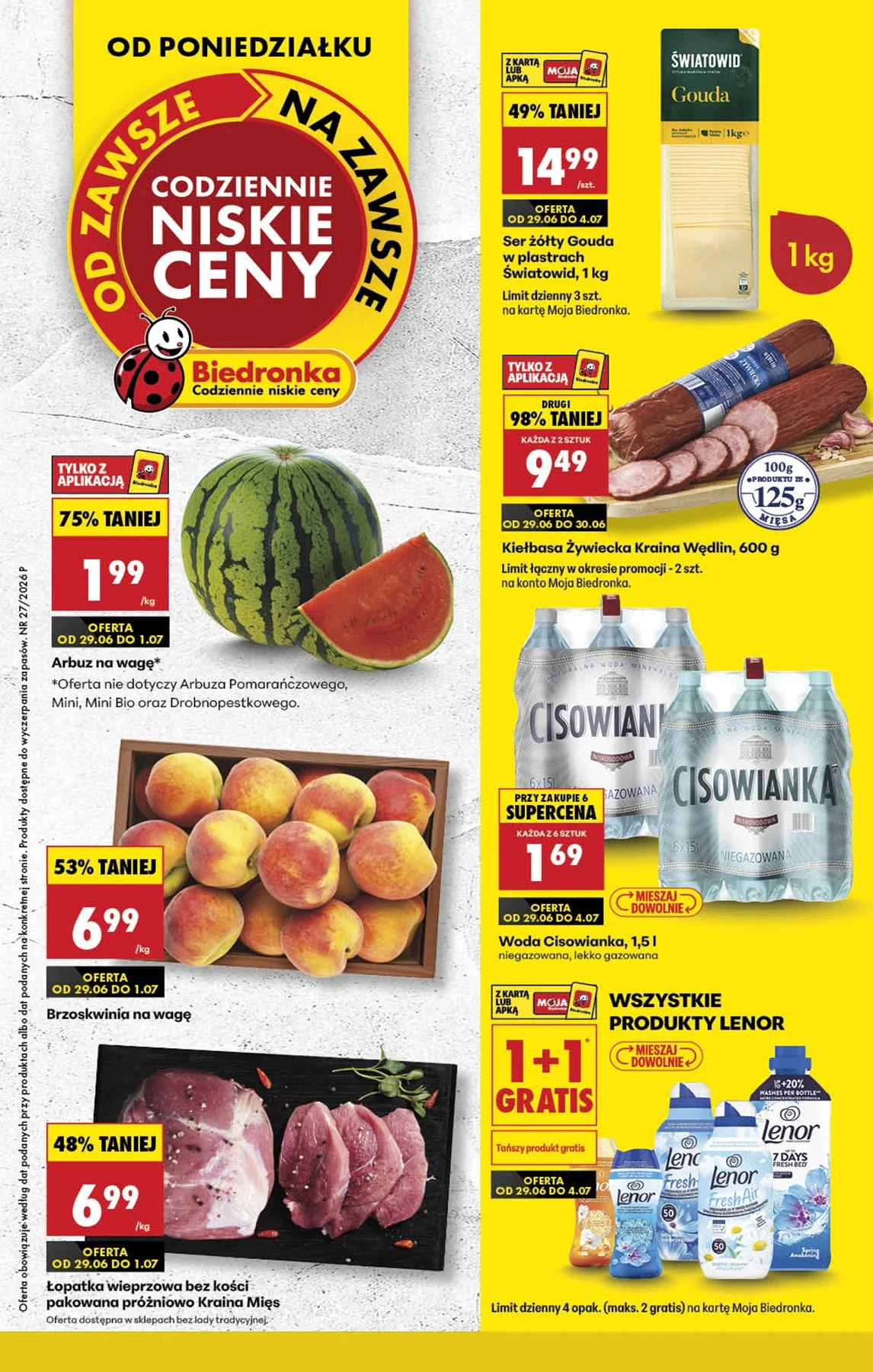 Gazetka promocyjna Biedronka str. 1