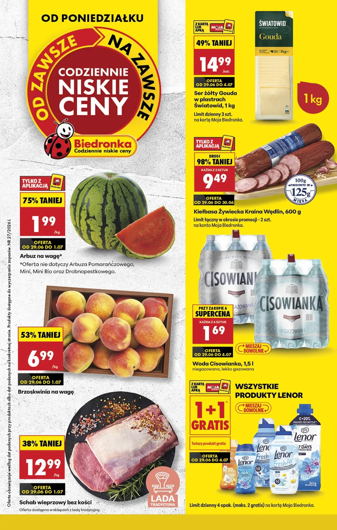 Gazetka promocyjna Biedronka str. 1