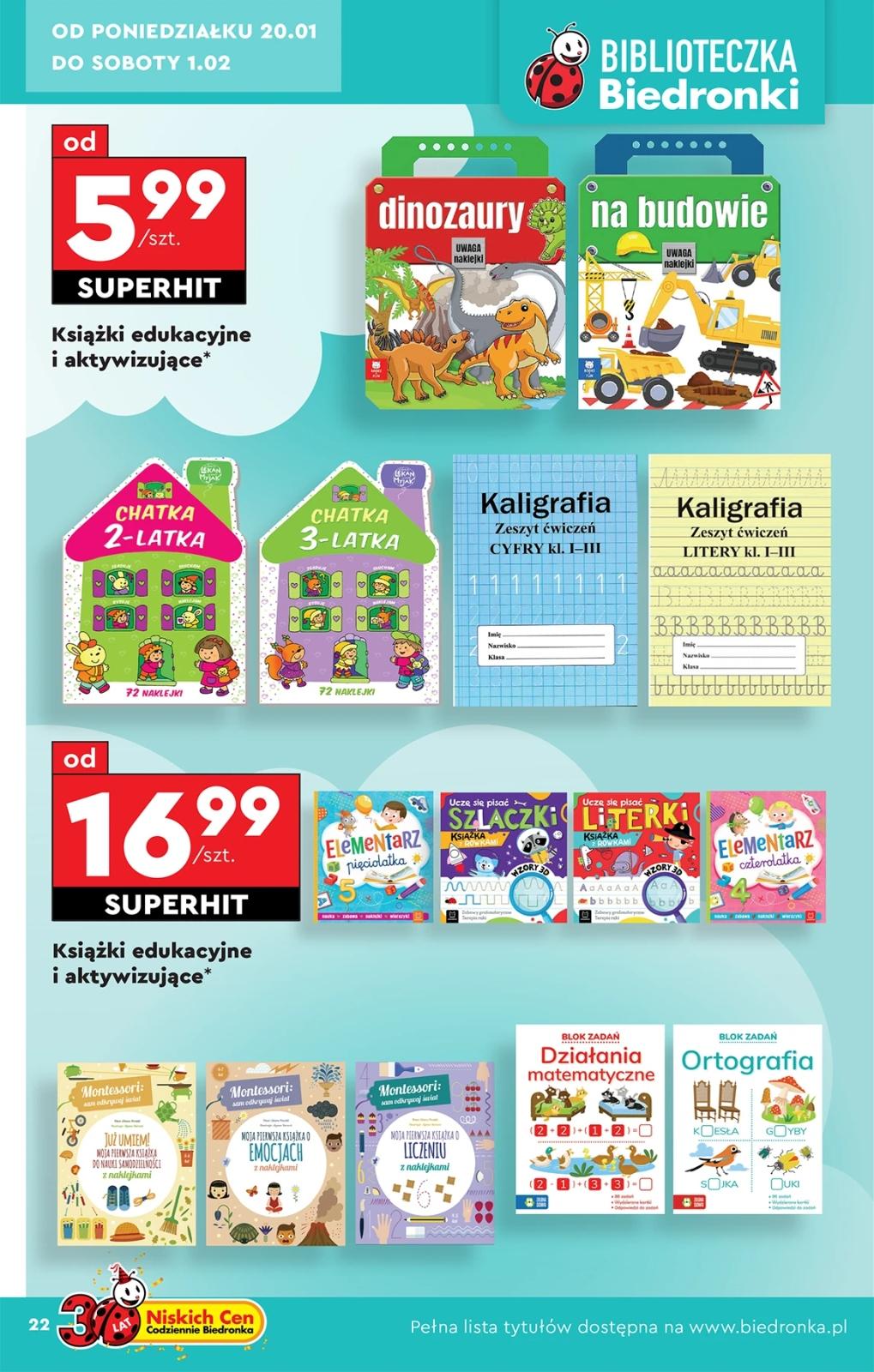 Gazetka promocyjna Biedronka str. 22