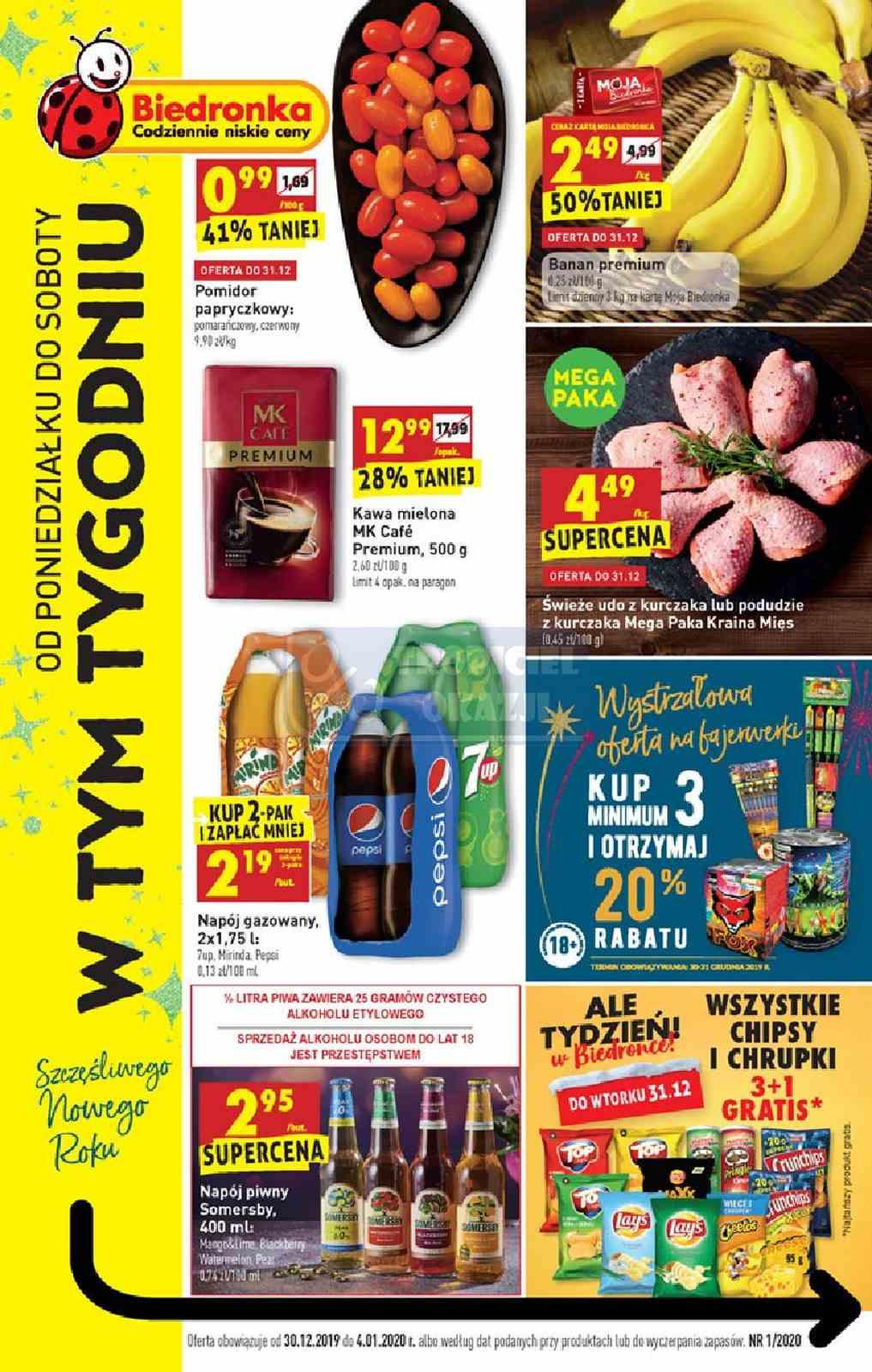 Gazetka promocyjna Biedronka str. 1