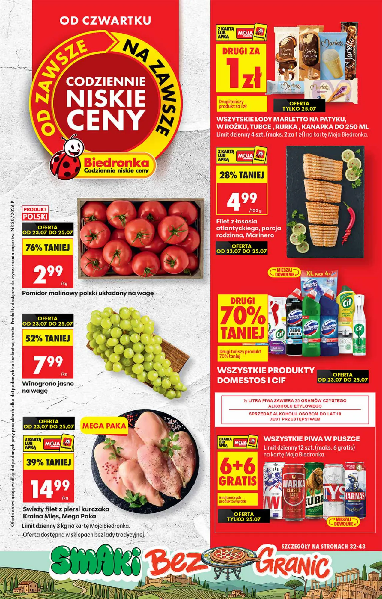 Gazetka promocyjna Biedronka str. 1