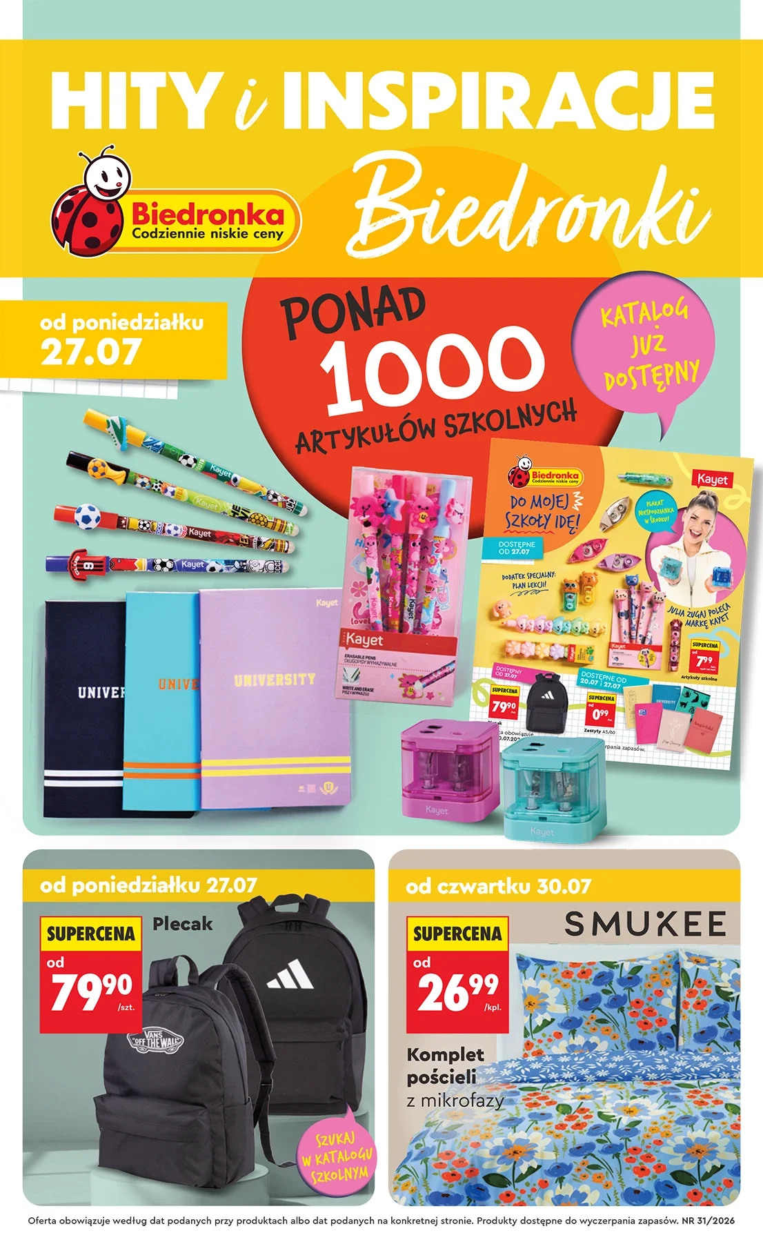 Gazetka promocyjna Biedronka str. 1