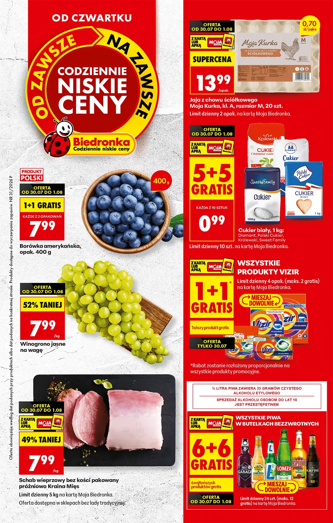 Gazetka promocyjna Biedronka str. 1