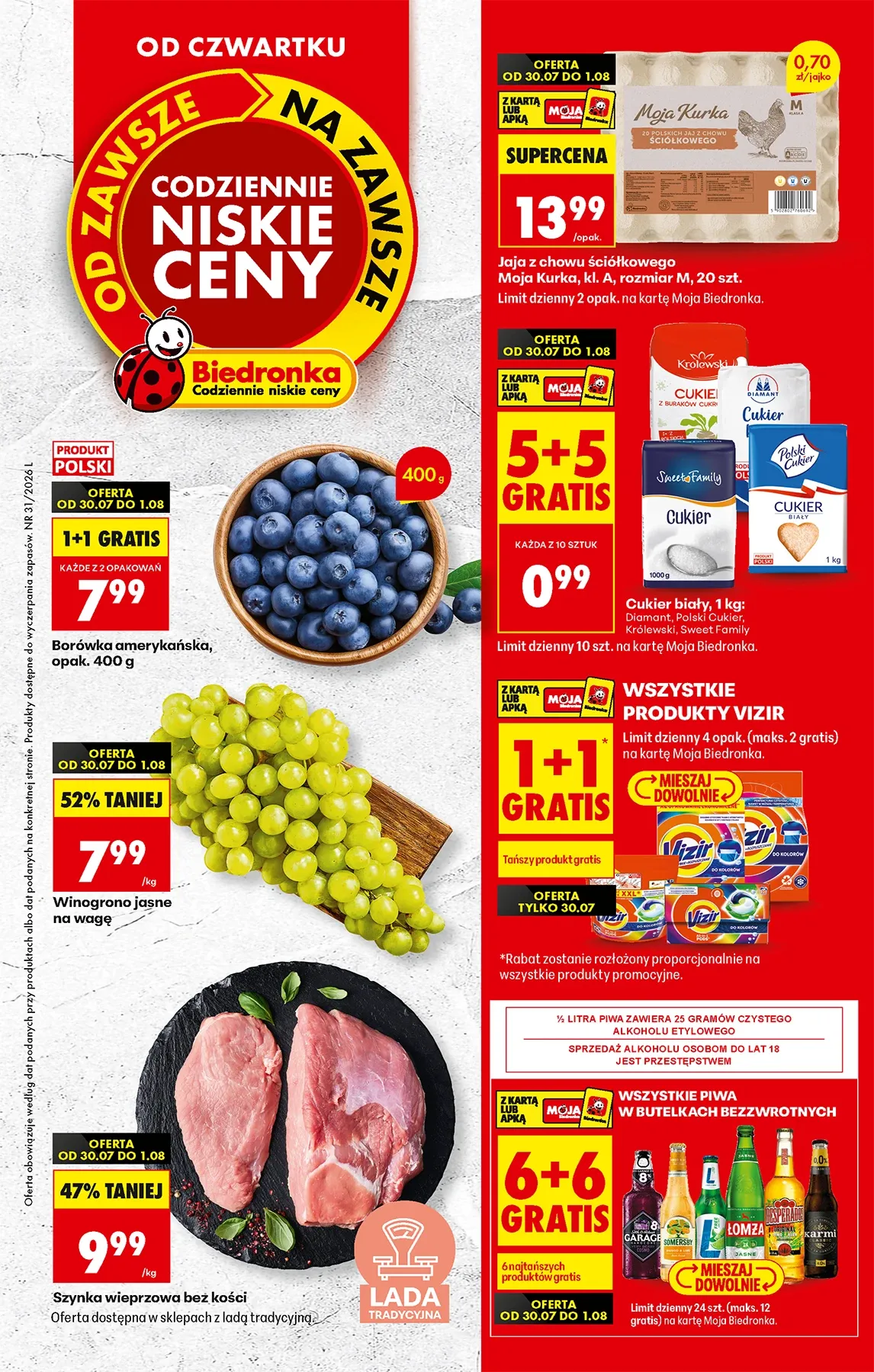 Gazetka promocyjna Biedronka str. 1