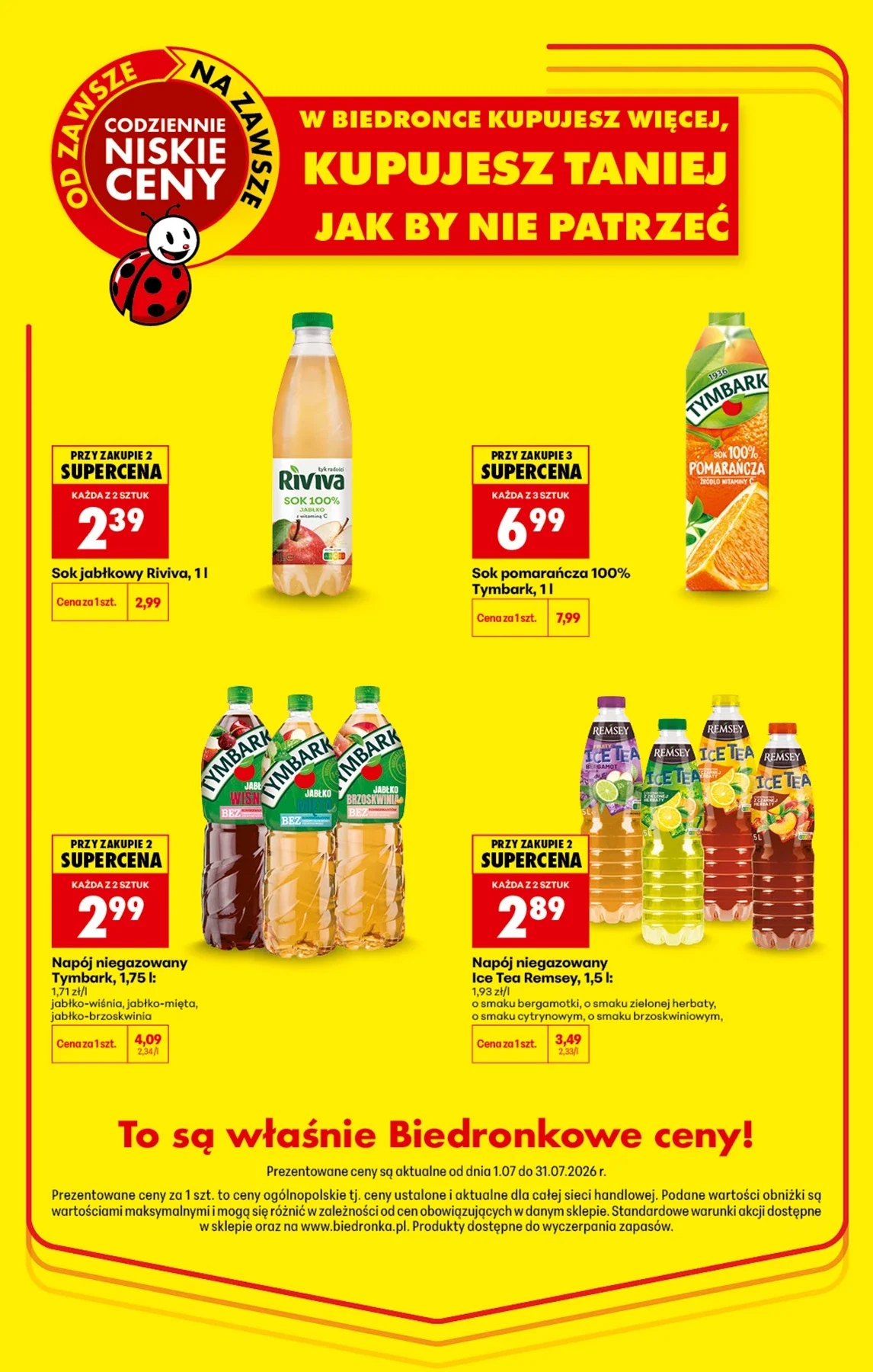 Gazetka promocyjna Biedronka str. 1