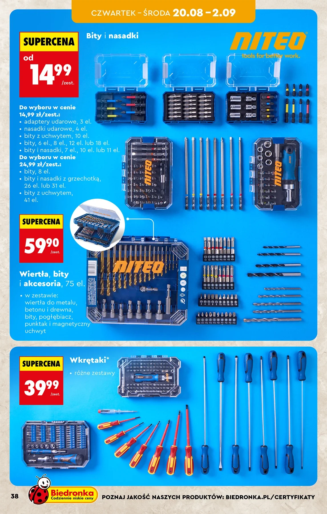 Gazetka promocyjna Biedronka str. 38