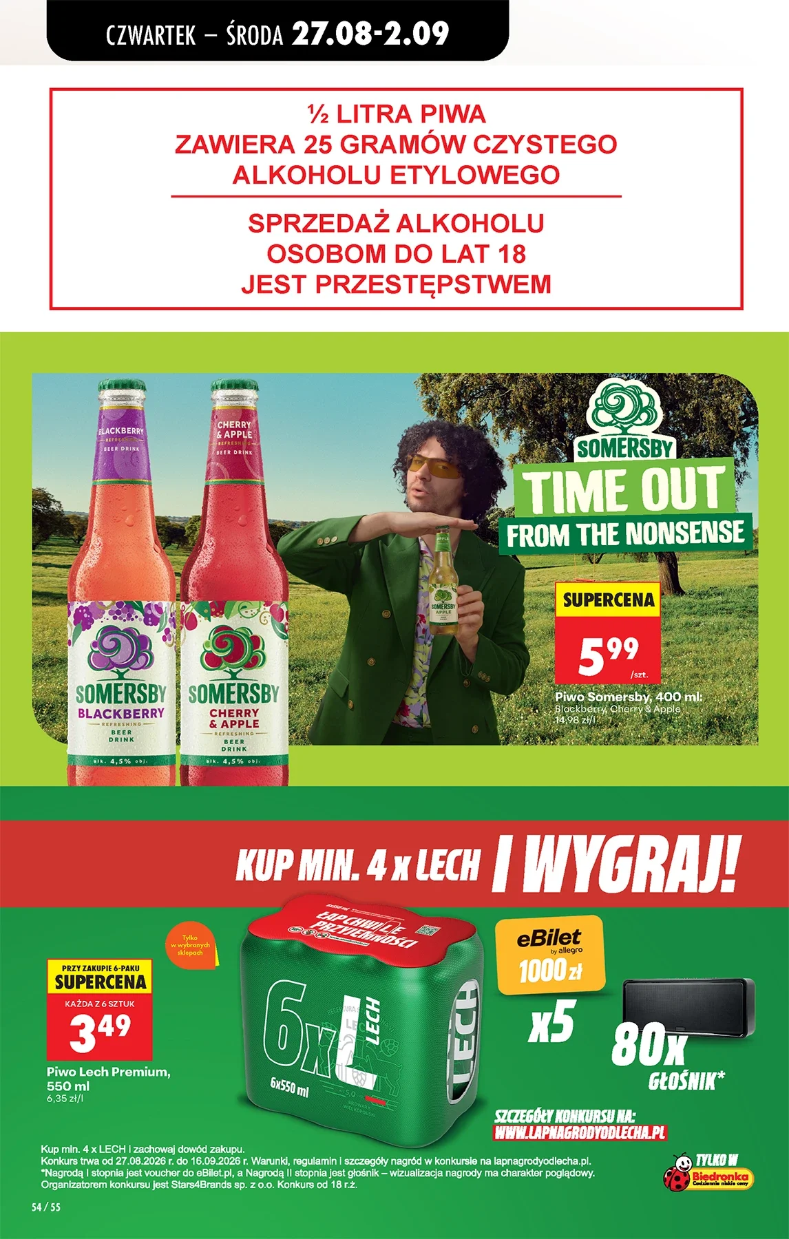 Gazetka promocyjna Biedronka str. 54