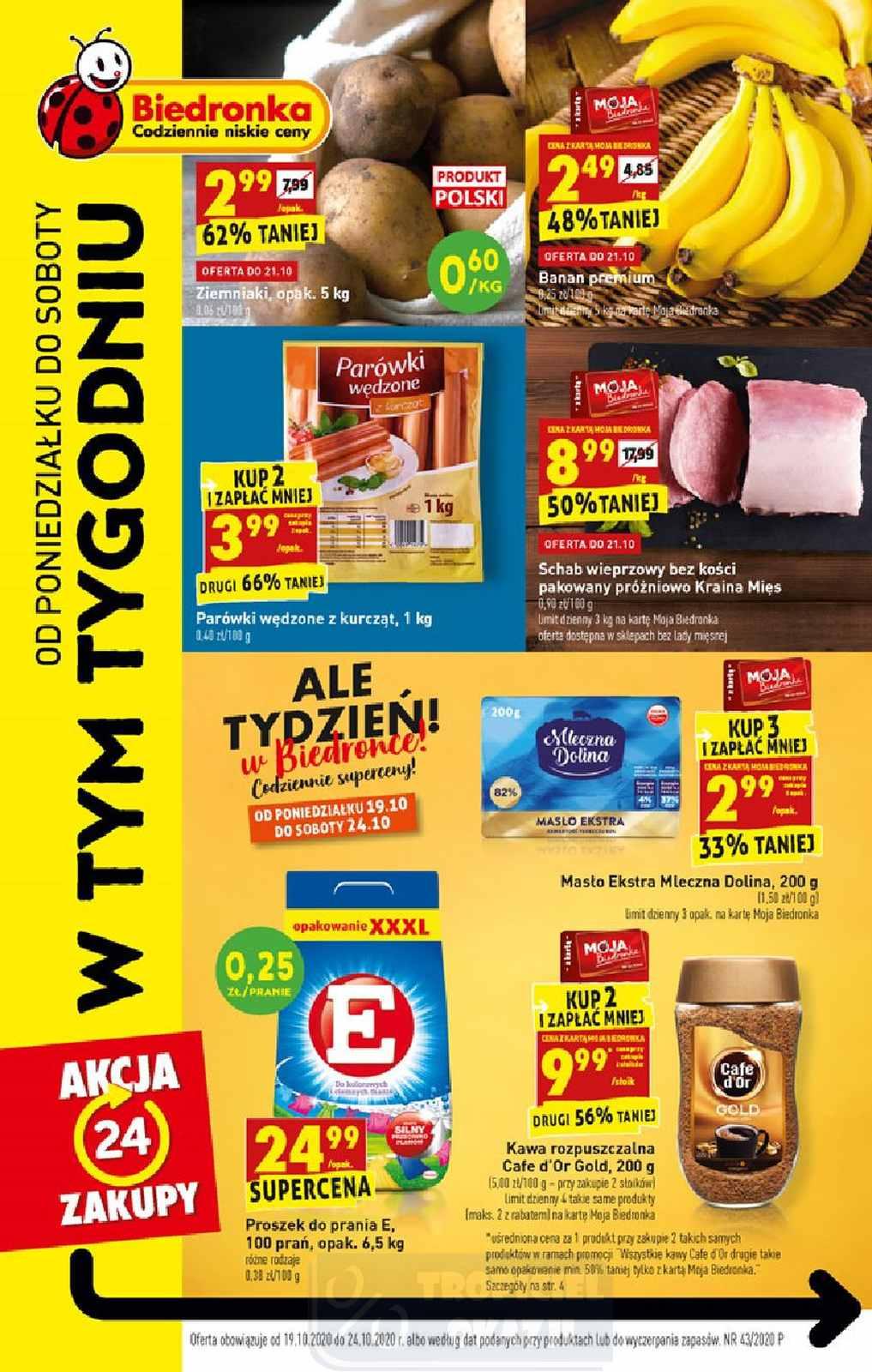 Gazetka promocyjna Biedronka str. 1