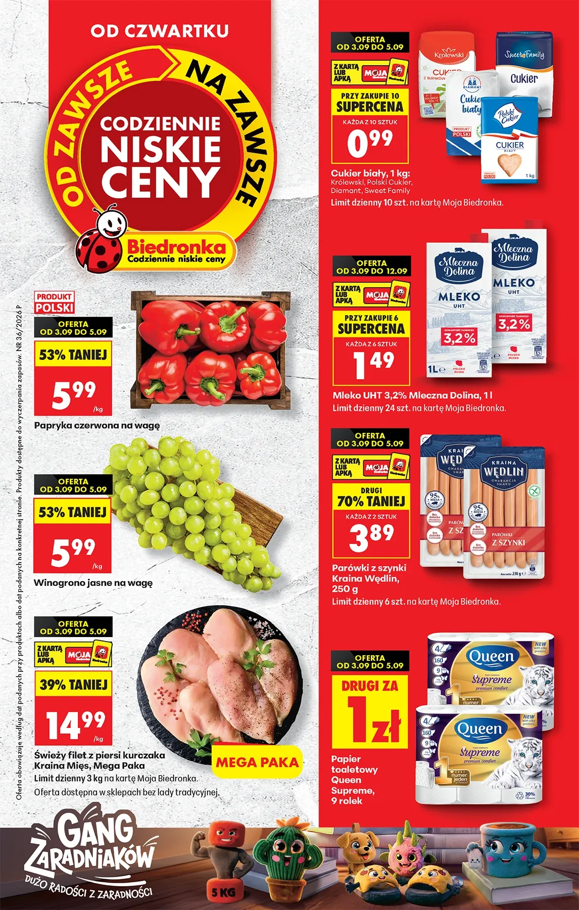 Gazetka promocyjna Biedronka str. 1