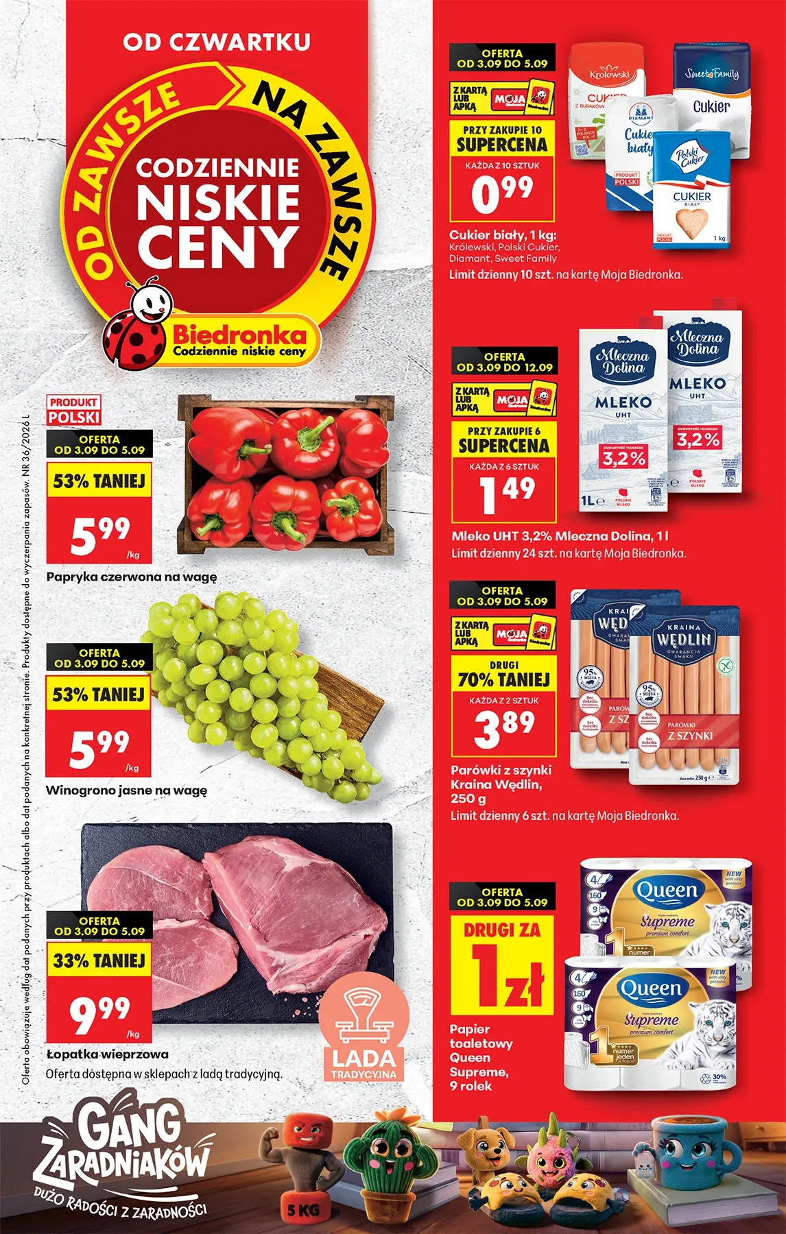 Gazetka promocyjna Biedronka str. 1