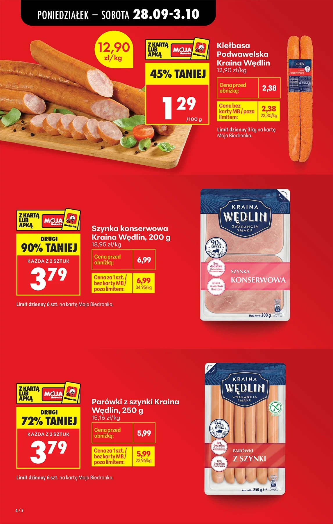 Gazetka promocyjna Biedronka str. 4