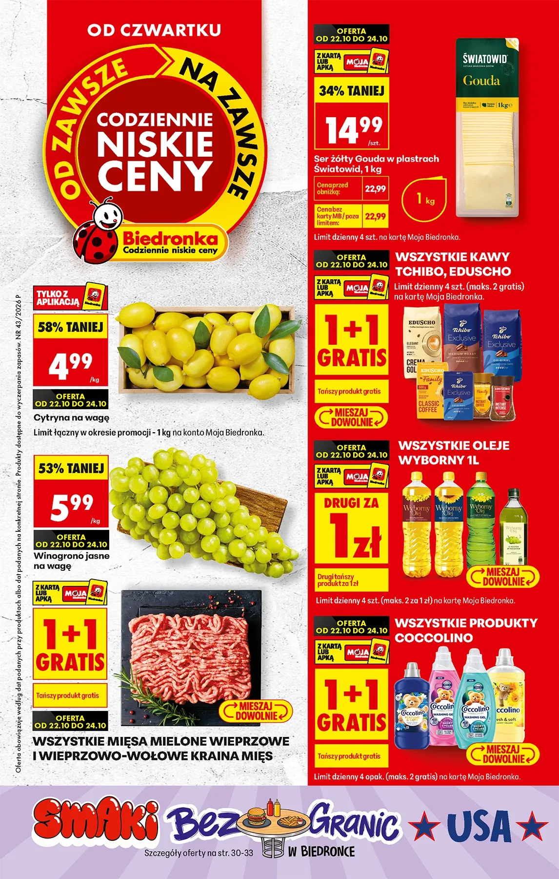 Gazetka promocyjna Biedronka str. 1