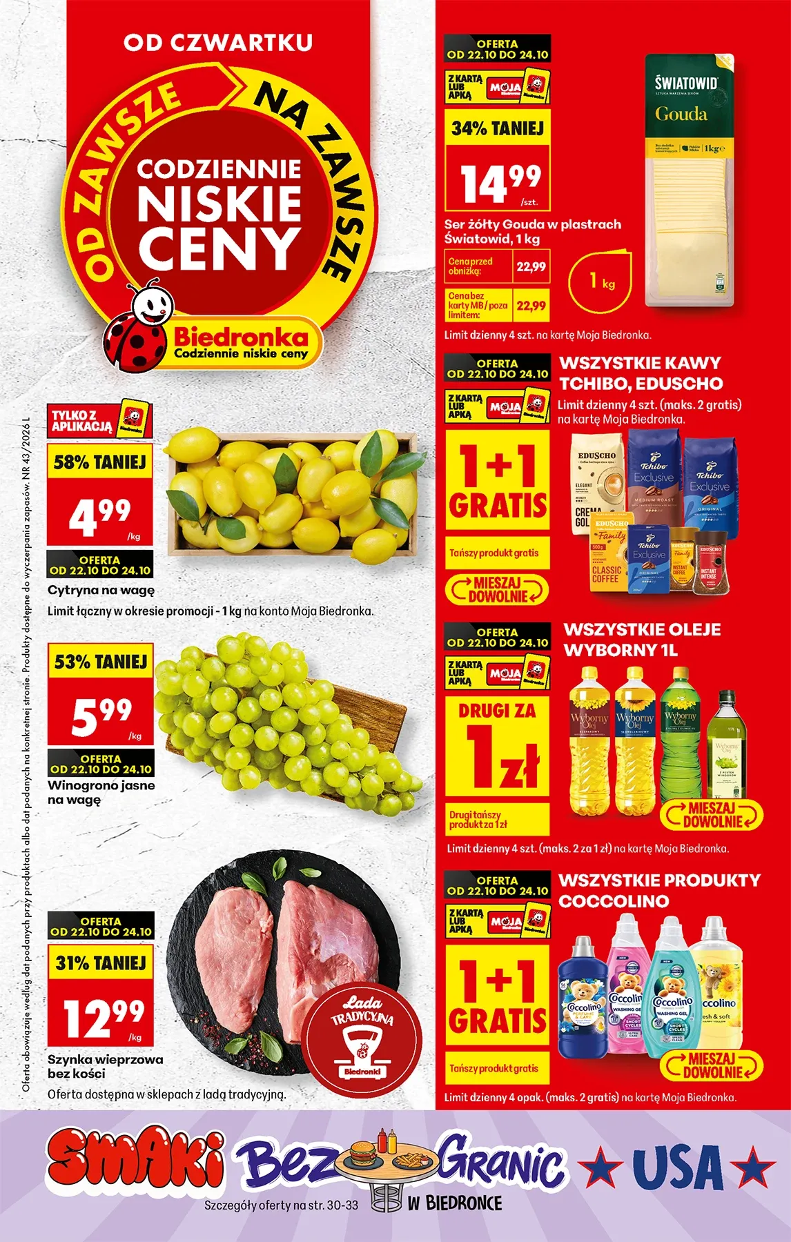 Gazetka promocyjna Biedronka str. 1
