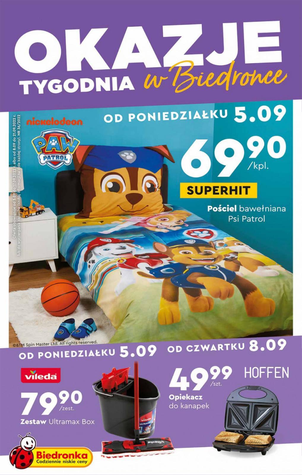 Gazetka promocyjna Biedronka str. 1