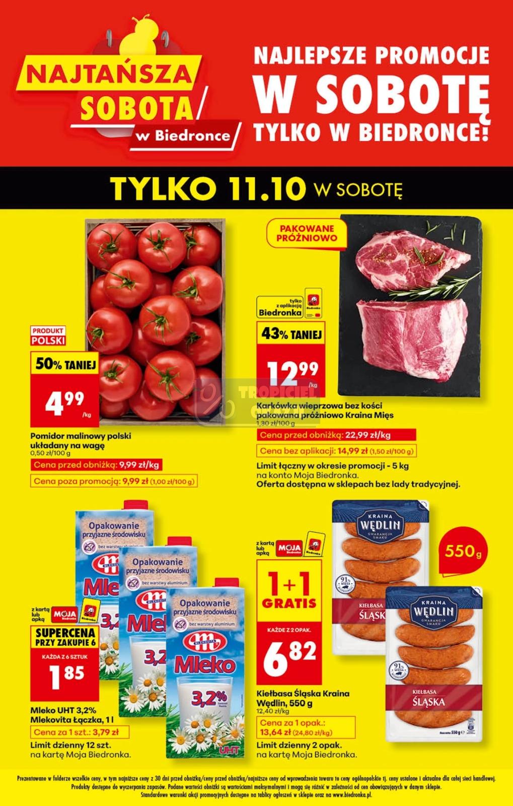 Gazetka promocyjna Biedronka str. 1