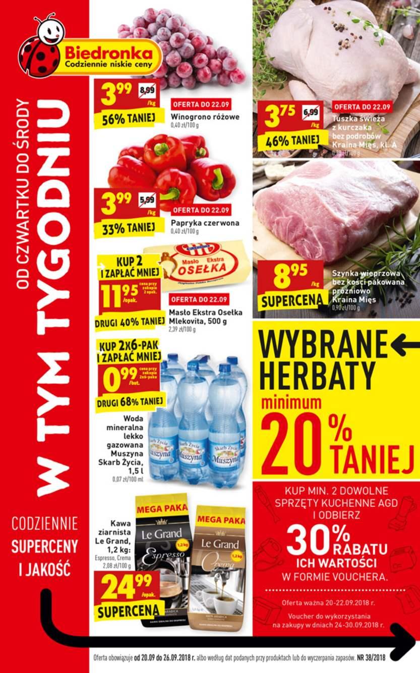 Gazetka promocyjna Biedronka str. 1