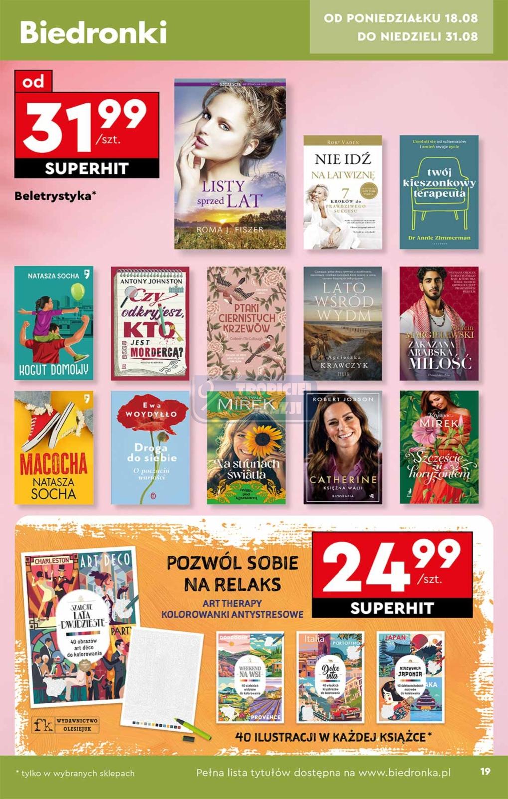 Gazetka promocyjna Biedronka str. 19