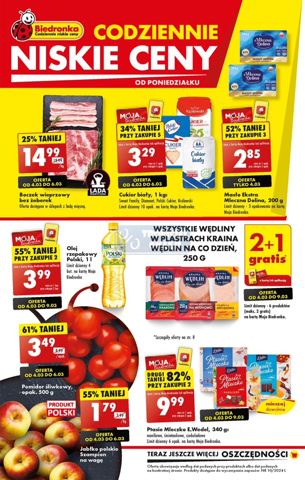 Gazetka promocyjna Biedronka str. 1