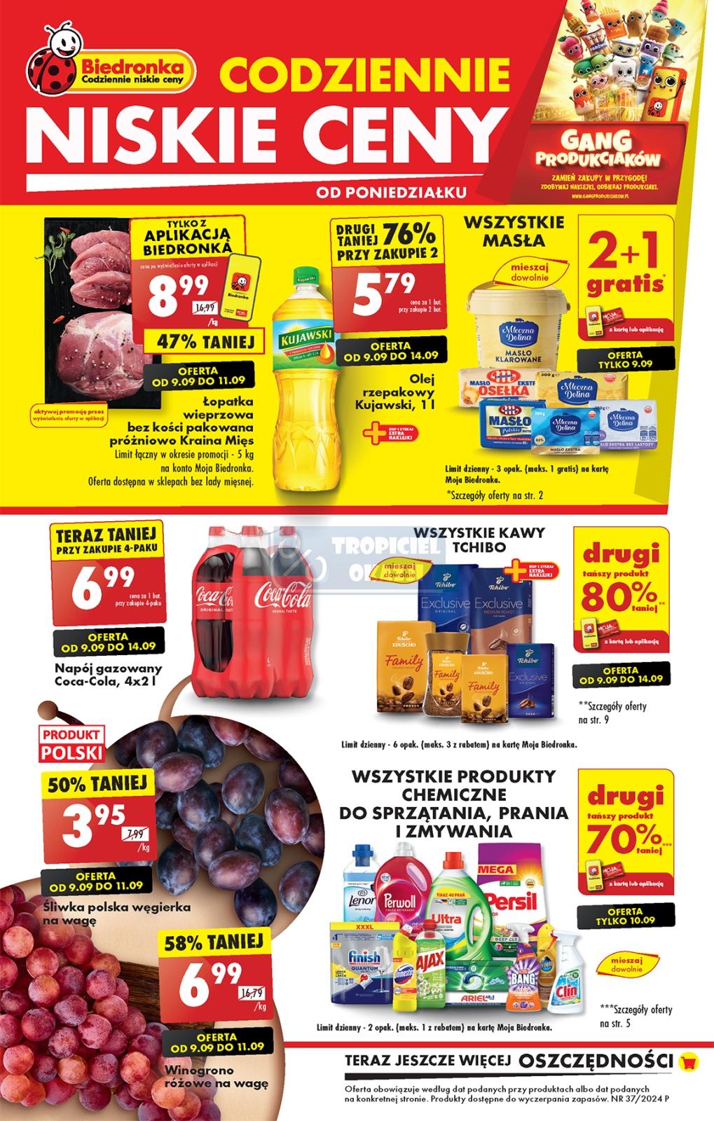 Gazetka promocyjna Biedronka str. 1