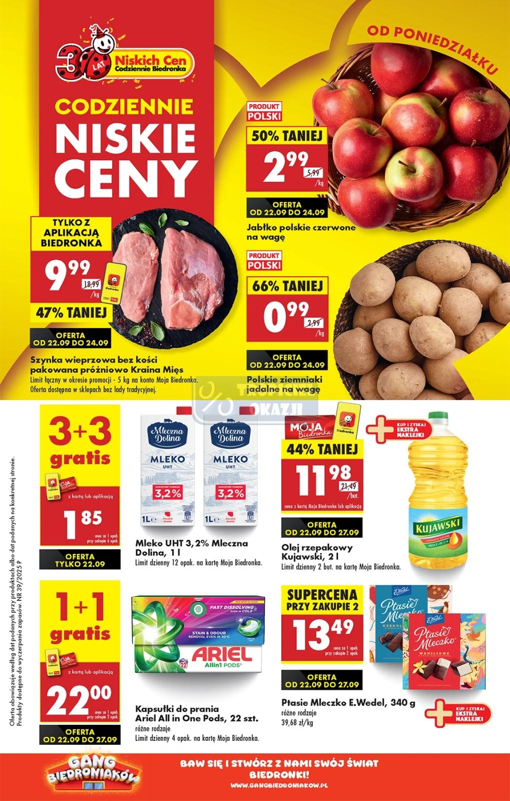 Gazetka promocyjna Biedronka str. 1