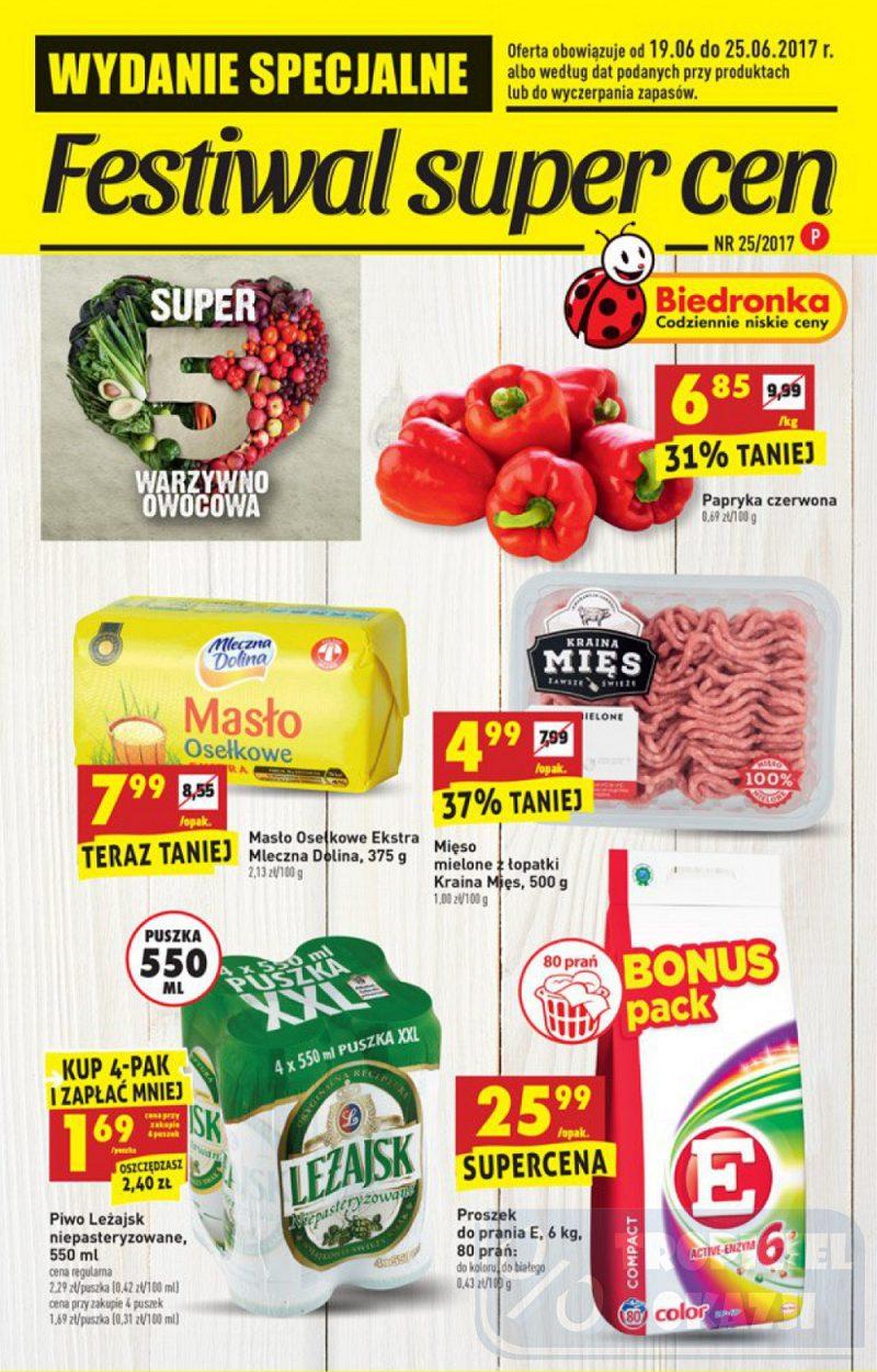 Gazetka promocyjna Biedronka str. 1