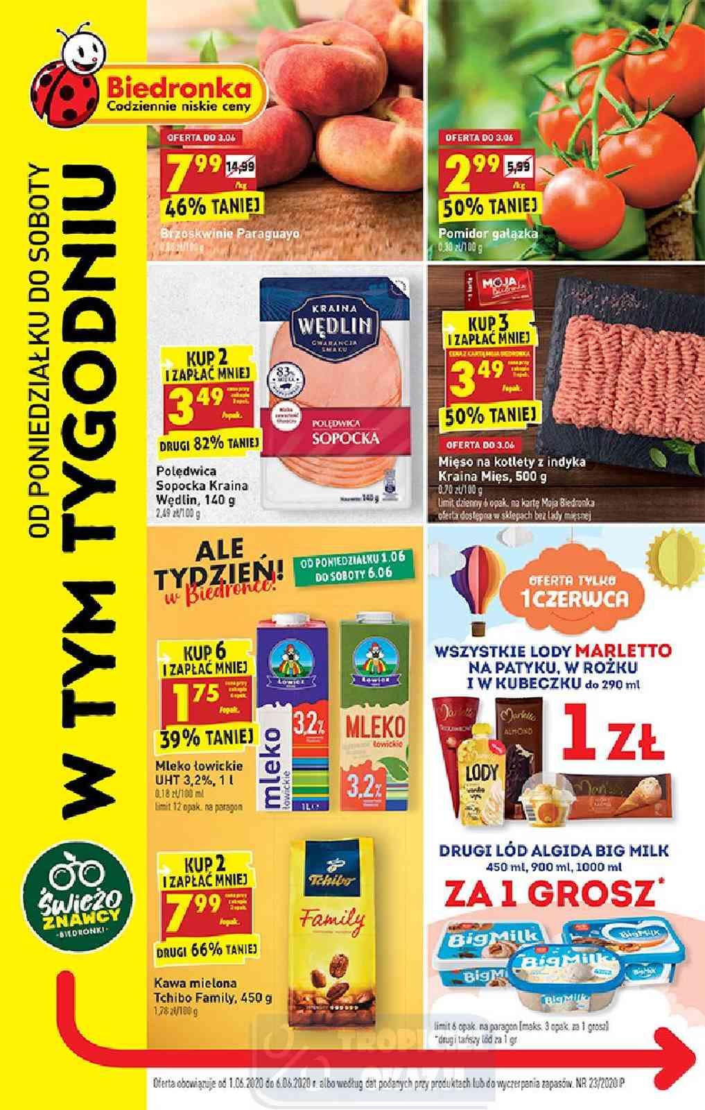 Gazetka promocyjna Biedronka str. 1