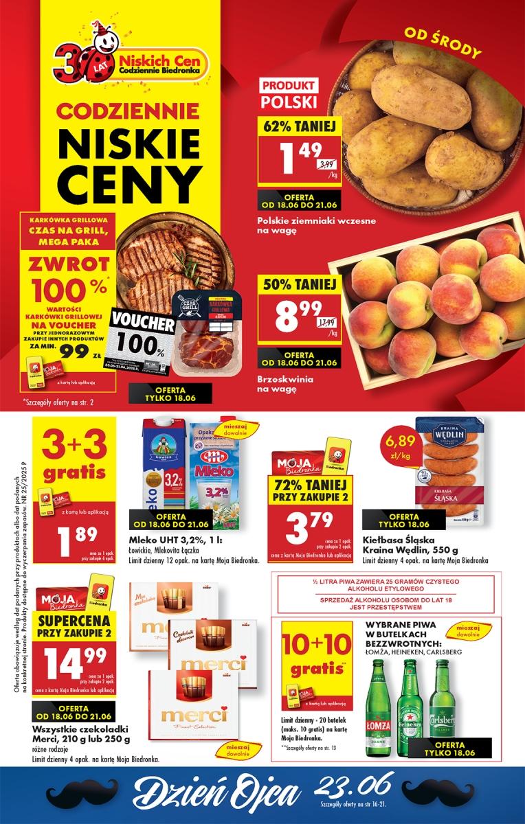 Gazetka promocyjna Biedronka str. 1