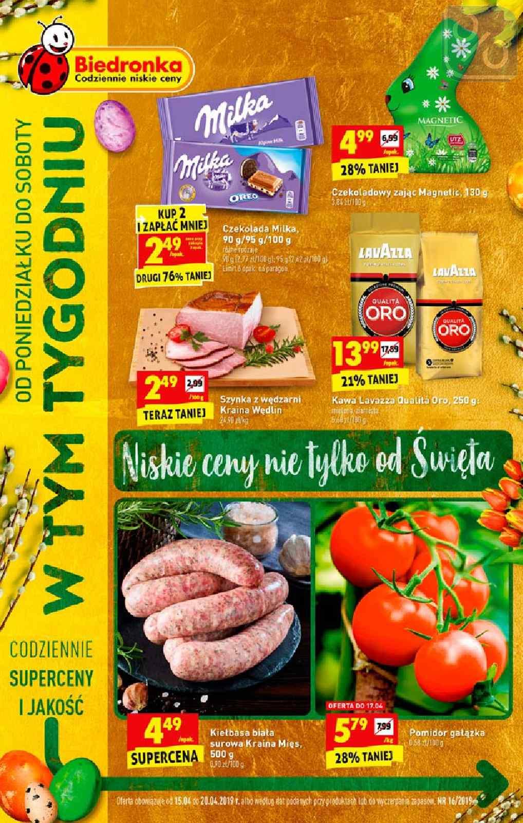 Gazetka promocyjna Biedronka str. 1