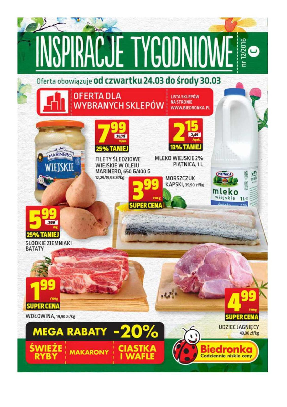 Gazetka promocyjna Biedronka str. 1