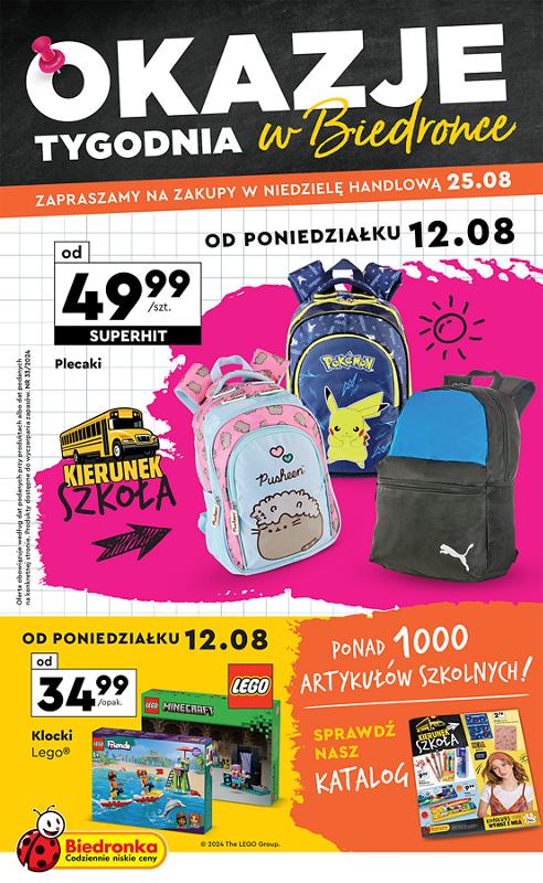 Gazetka promocyjna Biedronka str. 1