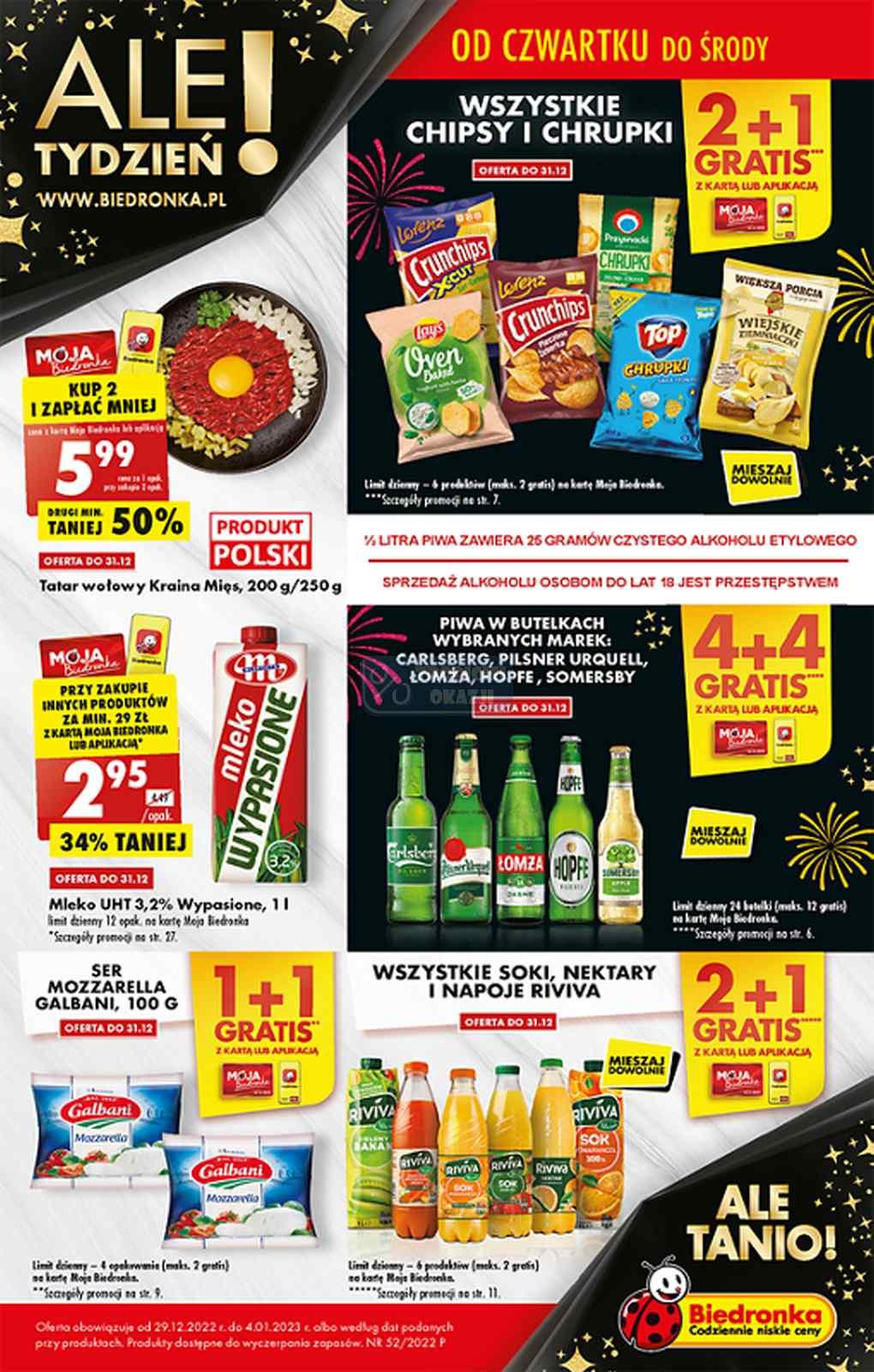 Gazetka promocyjna Biedronka str. 1