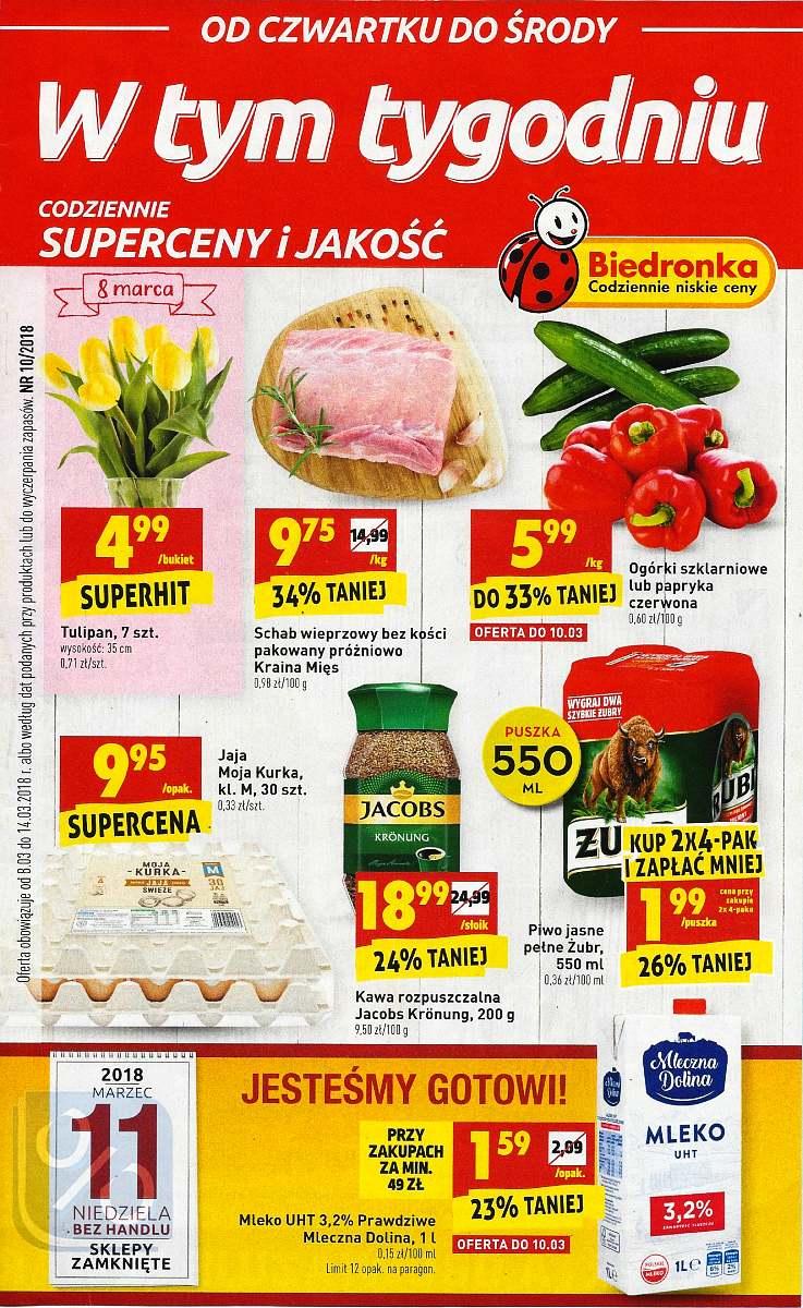 Gazetka promocyjna Biedronka str. 1