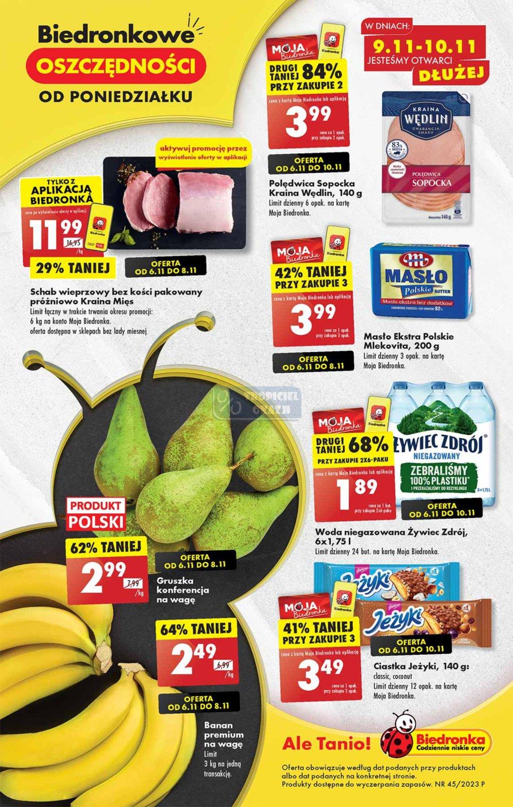 Gazetka promocyjna Biedronka str. 1