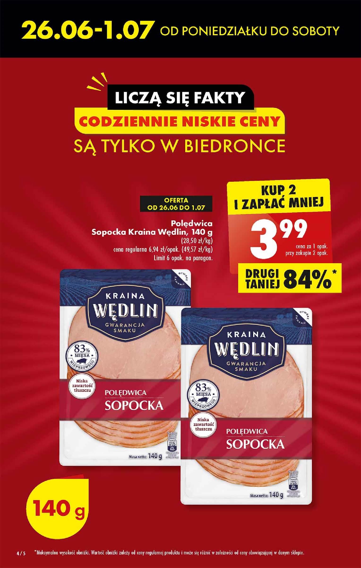 Gazetka promocyjna Biedronka str. 4