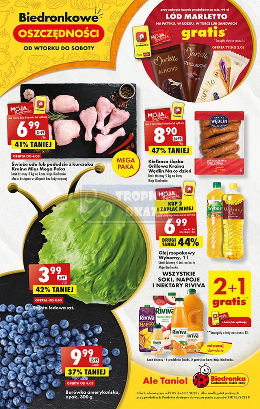 Gazetka promocyjna Biedronka str. 1