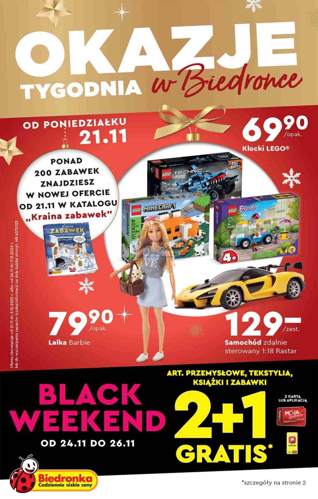 Gazetka promocyjna Biedronka str. 1