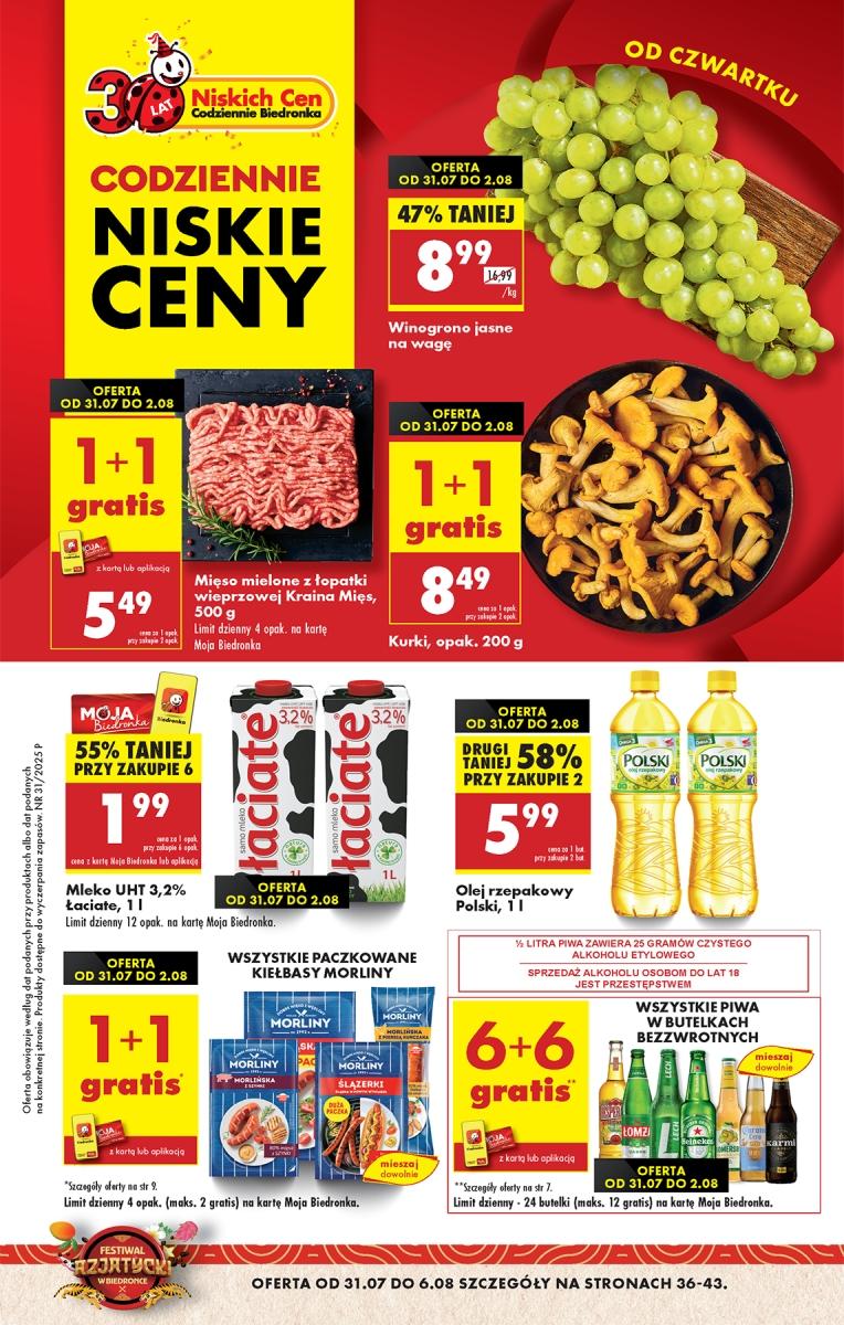 Gazetka promocyjna Biedronka str. 1