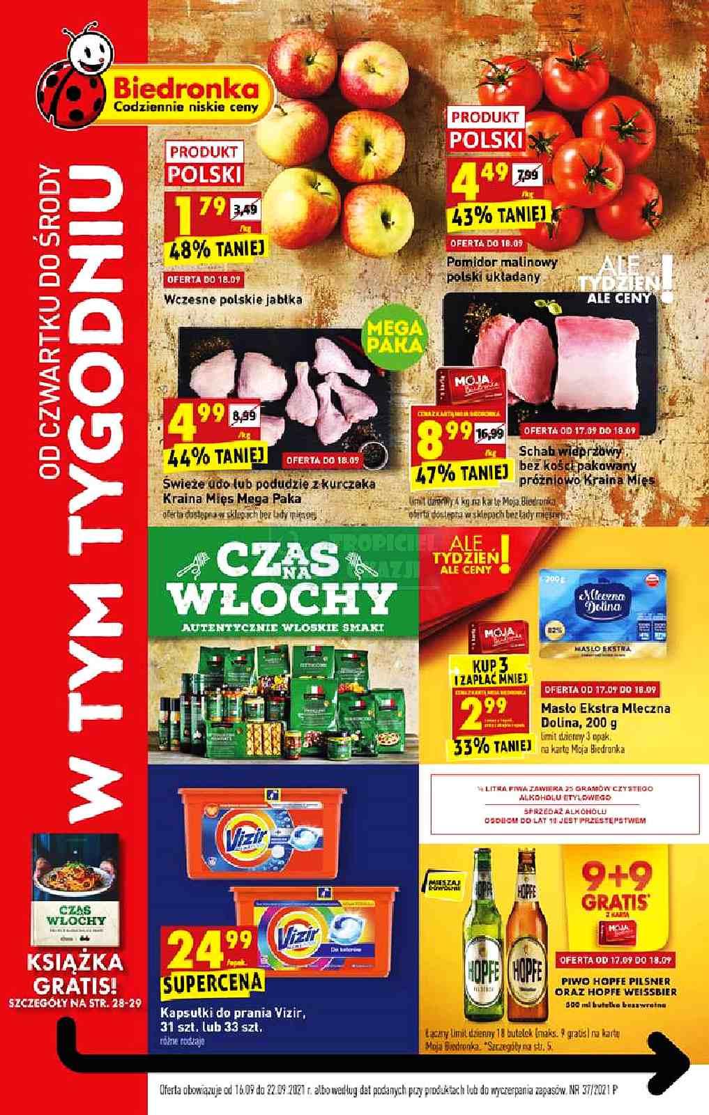 Gazetka promocyjna Biedronka str. 1