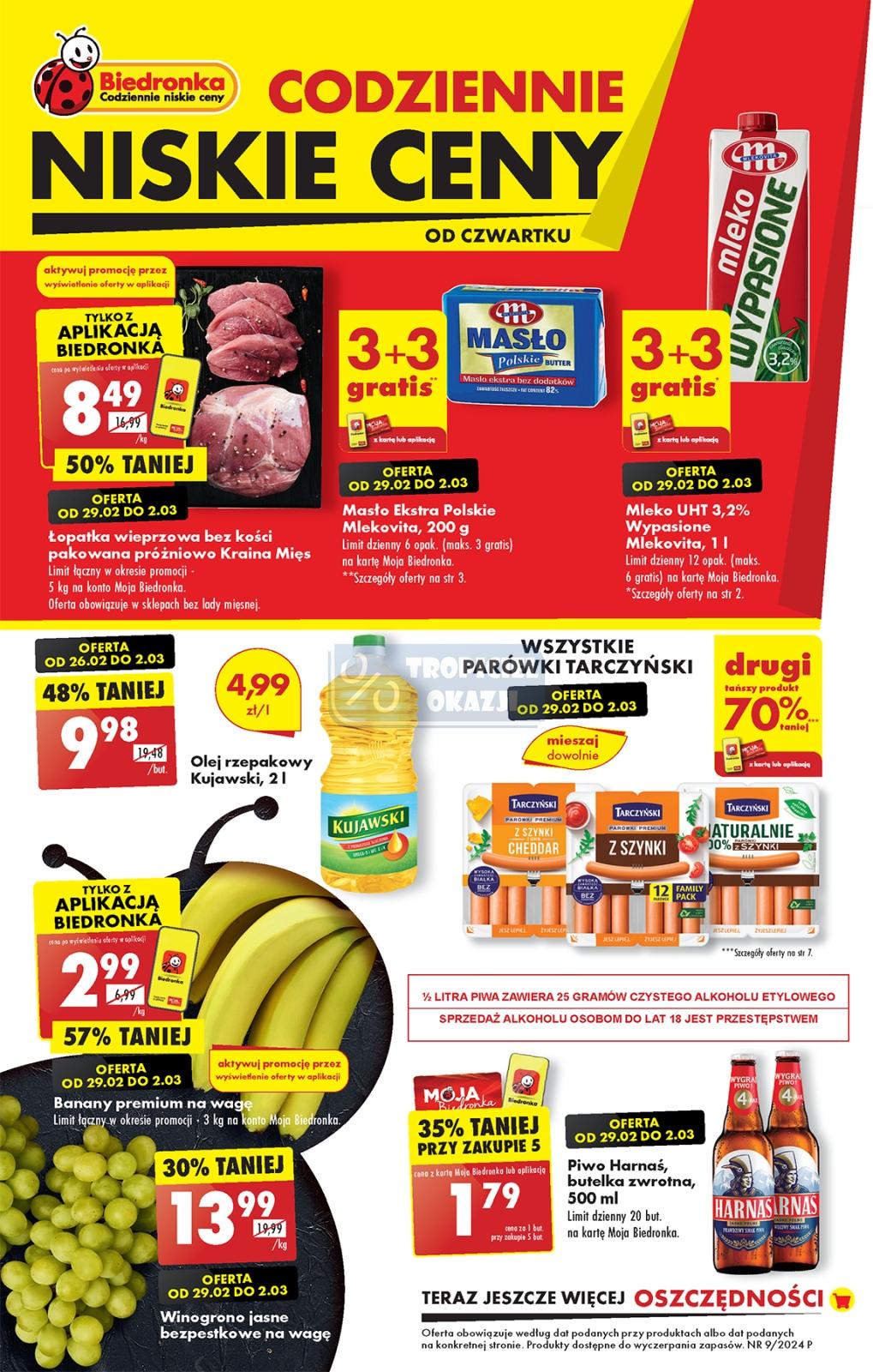 Gazetka promocyjna Biedronka str. 1