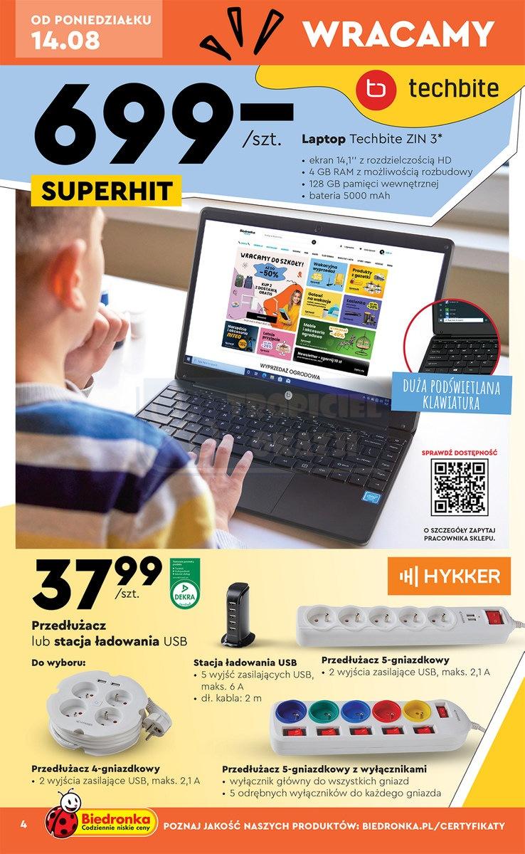 Gazetka promocyjna Biedronka str. 4