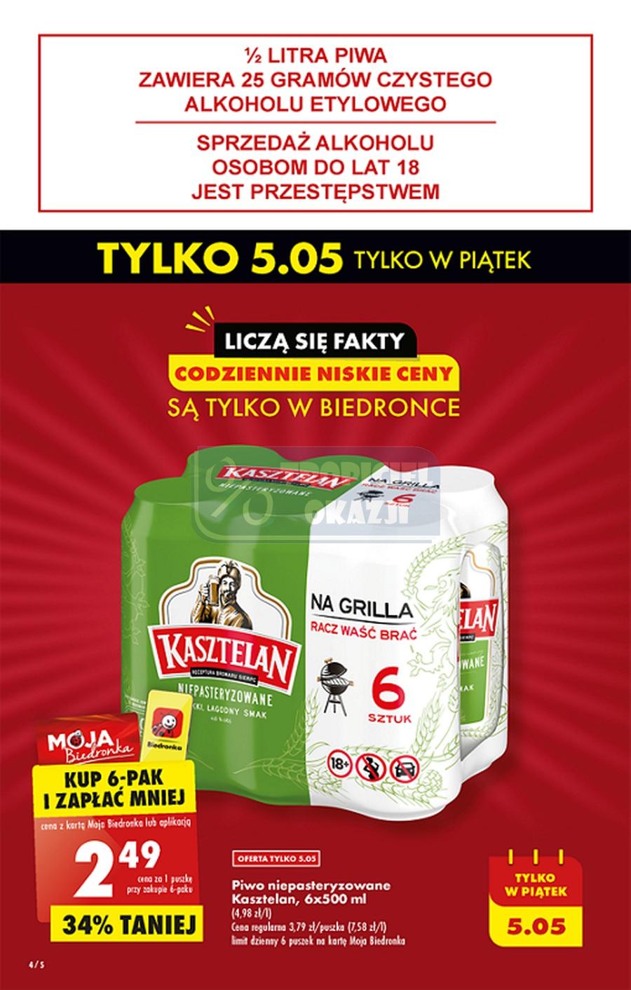 Gazetka promocyjna Biedronka str. 4