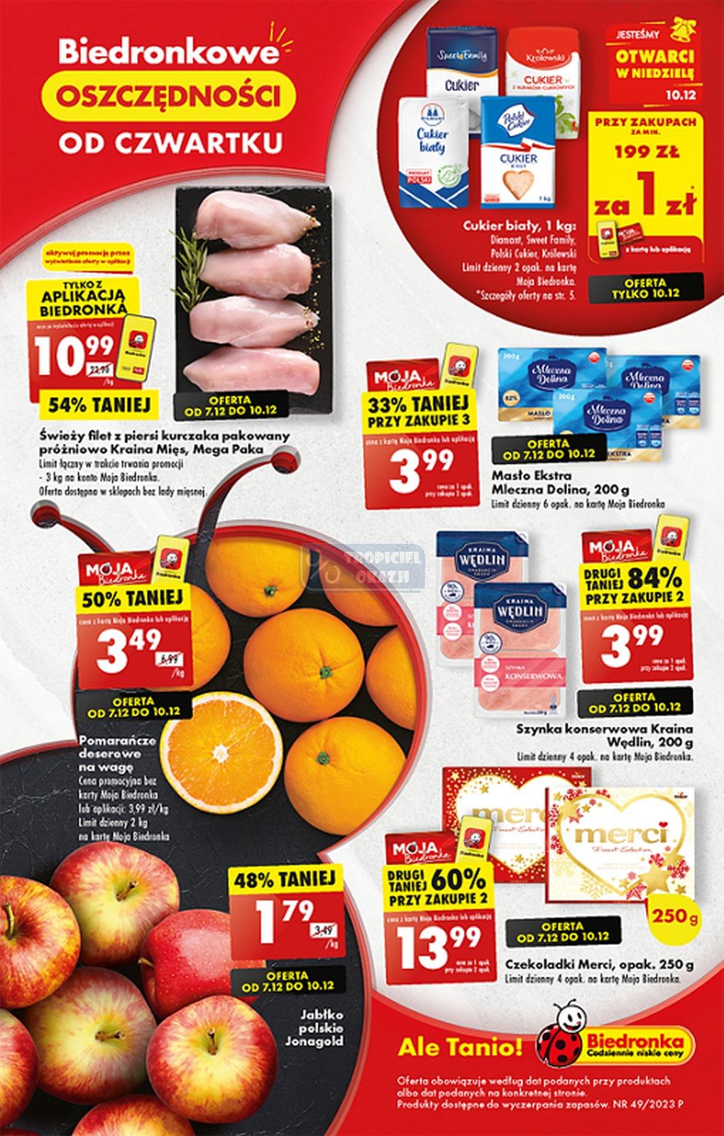 Gazetka promocyjna Biedronka str. 1