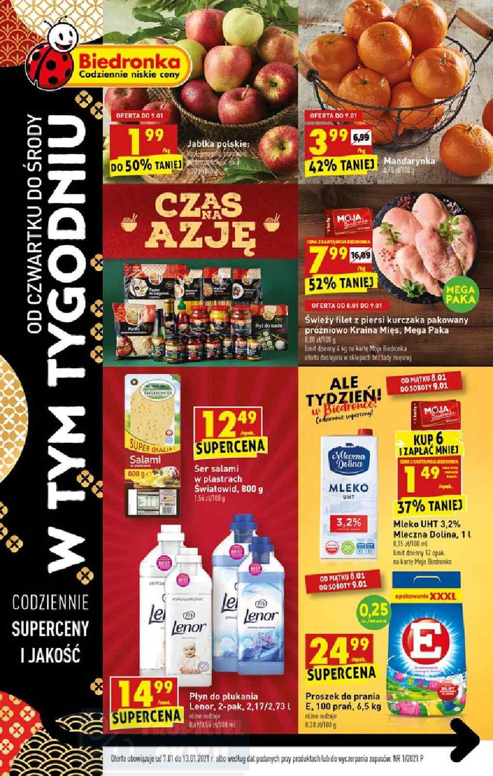 Gazetka promocyjna Biedronka str. 1