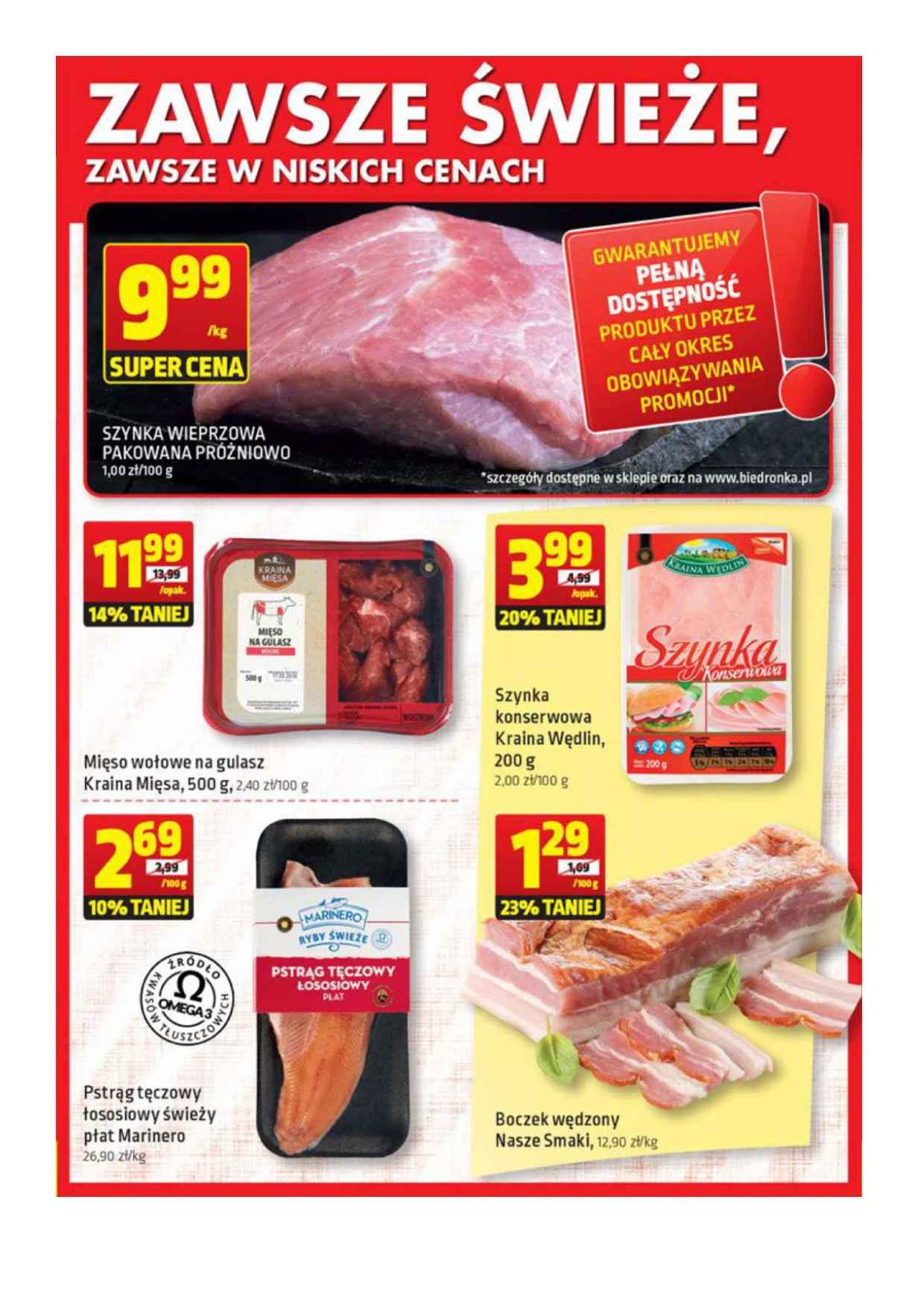 Gazetka promocyjna Biedronka str. 3