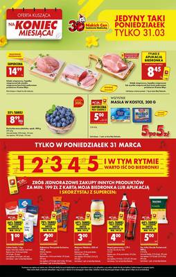 Biedronka -poniedziałek