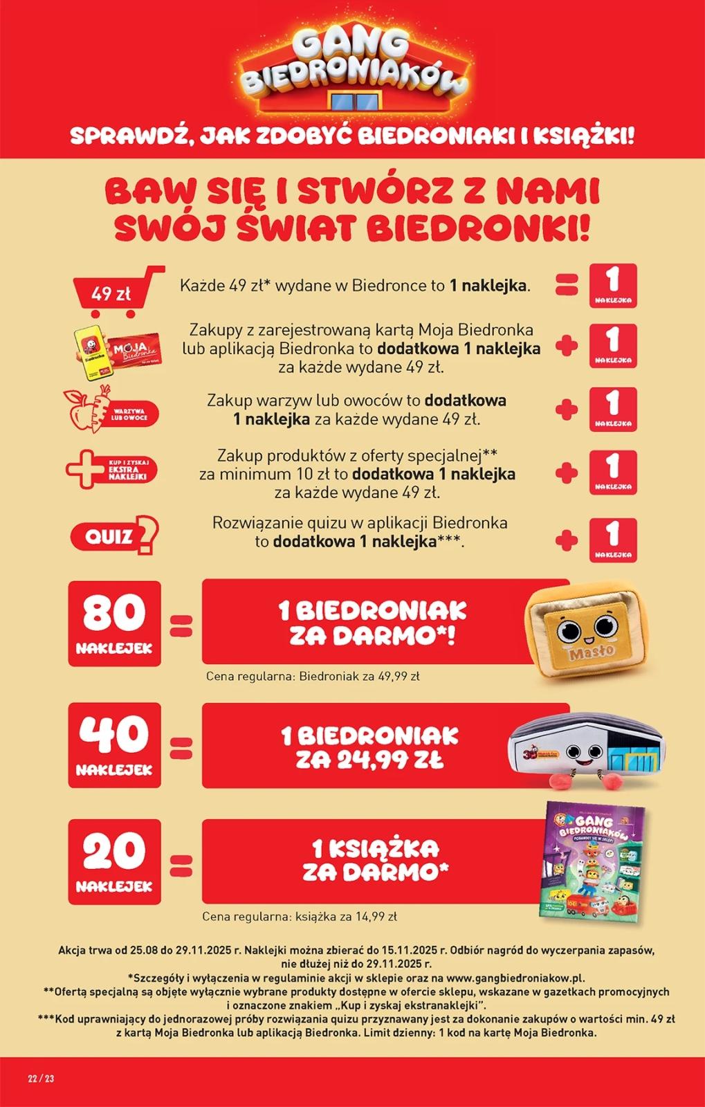 Gazetka promocyjna Biedronka str. 23